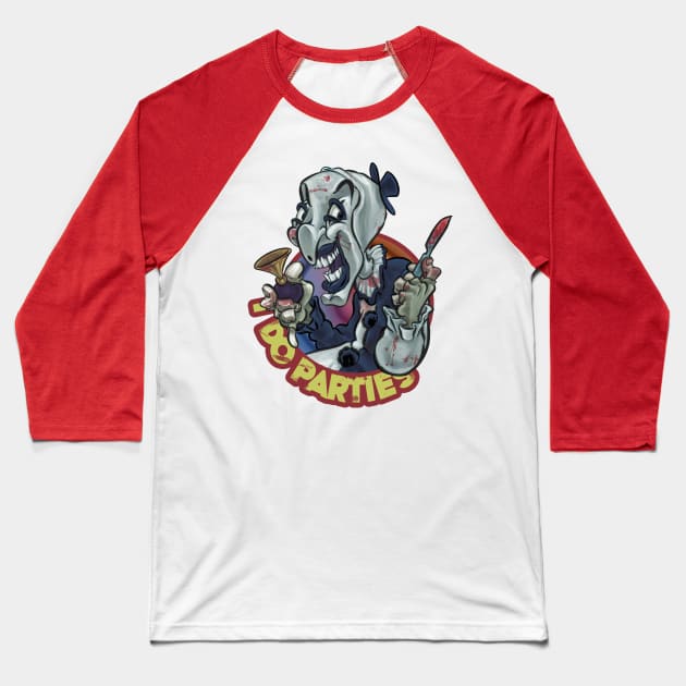 Terrifier Baseball T-Shirt by majanation